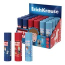 Клей-карандаш ErichKrause EasyStick Приключения Пети и Волка, 13г, ассорти (в коробке-дисплее по 24 шт.) 60501