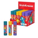 Клей-карандаш ErichKrause EasyStick Jolly Friends, 6г (в коробке-дисплее по 30 шт.) 60909