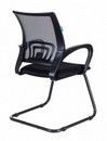 Кресло Бюрократ CH-695N-AV темно-серый TW-04 сиденье черный TW-11 сетка/ткань полозья металл черный 