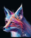 Тетрадь 48л. кл., обл. мелов., "Фокс" Премиум Фольга+4+0+СофтТач, ПЗБФ 024123