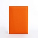 Обложка для паспорта "Вспенка матовая", 9,5*0,5*13,5, оранжевый   4551552 4551552    