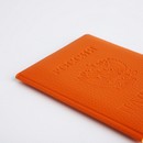 Обложка для паспорта "Вспенка матовая", 9,5*0,5*13,5, оранжевый   4551552 4551552    
