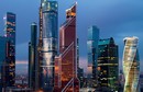 Календарь настенный квартальный 2025г. "Москва Сити" 3-х блочный на 3-х гребнях, зеленая подложка 13с14-266