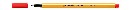 Ручка капил. Stabilo point-88 красная 0,4мм - популярная ручка для офиса (10) 88/50
