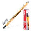 Ручка капил. Stabilo point-88 светло-серая 0,4мм - популярная ручка для офиса (10) 88/94