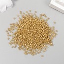 Бисер круглый размер 12/0 "Тёмное золото" 20 гр   6074994 