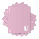 Тетрадь общая ученическая с пластиковой обложкой на скобе ErichKrause CoverProBook Brave cats, фиолетовый, А5+, 48 листов, клетка_MIX-PACK 048055254-61955