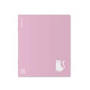 Тетрадь общая ученическая с пластиковой обложкой на скобе ErichKrause CoverProBook Brave cats, фиолетовый, А5+, 48 листов, клетка_MIX-PACK 048055254-61955
