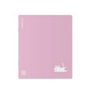 Тетрадь общая ученическая с пластиковой обложкой на скобе ErichKrause CoverProBook Brave cats, фиолетовый, А5+, 48 листов, клетка_MIX-PACK 048055254-61955