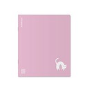 Тетрадь общая ученическая с пластиковой обложкой на скобе ErichKrause CoverProBook Brave cats, фиолетовый, А5+, 48 листов, клетка_MIX-PACK 048055254-61955
