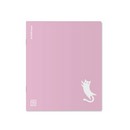 Тетрадь общая ученическая с пластиковой обложкой на скобе ErichKrause CoverProBook Brave cats, фиолетовый, А5+, 48 листов, клетка_MIX-PACK 048055254-61955