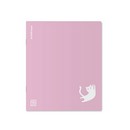 Тетрадь общая ученическая с пластиковой обложкой на скобе ErichKrause CoverProBook Brave cats, фиолетовый, А5+, 48 листов, клетка_MIX-PACK 048055254-61955