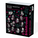 Комплект тетрадей общих ученических в пластиковой обложке ErichKrause Persons, 48 листов, кл./лин., со спр. мат. (обечайка 12 шт.) 248015254-62127