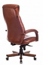 Кресло руководителя Бюрократ T-9924WALNUT светло-коричневый Leather Eichel кожа крестов. металл/дерево 