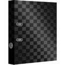Регистратор 75мм фА4 "deVENTE. TOTAL BLACK" разборный, матовая ламинация, выборочный лак, черная 3091308