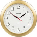 Часы настенные Troyka модель01, диаметр 290мм, пластик 11171113 золото 1049299