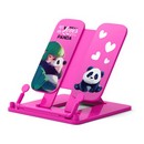 Подставка для книг пластиковая ErichKrause Panda Hugs, розовый 63533