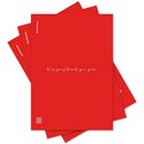 Тетрадь фА4 48л. кл., с пластиковой обложкой, на скобе ErichKrause CoverProBook Words, красный, MIX-PACK 048045254-61960