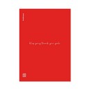 Тетрадь фА4 48л. кл., с пластиковой обложкой, на скобе ErichKrause CoverProBook Words, красный, MIX-PACK 048045254-61960
