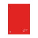 Тетрадь фА4 48л. кл., с пластиковой обложкой, на скобе ErichKrause CoverProBook Words, красный, MIX-PACK 048045254-61960