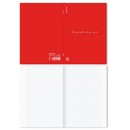 Тетрадь фА4 48л. кл., с пластиковой обложкой, на скобе ErichKrause CoverProBook Words, красный, MIX-PACK 048045254-61960