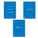 Тетрадь общая ученическая с пластиковой обложкой на скобе ErichKrause CoverProBook Mirage, синий, А4, 48 листов, клетка_MIX-PACK 048045254-61961