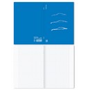 Тетрадь общая ученическая с пластиковой обложкой на скобе ErichKrause CoverProBook Mirage, синий, А4, 48 листов, клетка_MIX-PACK 048045254-61961