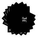 Тетрадь общая ученическая с пластиковой обложкой на скобе ErichKrause CoverProBook Words, черный, А5+, 48 листов, клетка_MIX-PACK 048055254-61951