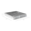 Тетрадь общая ученическая с пластиковой обложкой на скобе ErichKrause CoverProBook Words, черный, А5+, 48 листов, клетка_MIX-PACK 048055254-61951