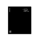 Тетрадь общая ученическая с пластиковой обложкой на скобе ErichKrause CoverProBook Words, черный, А5+, 48 листов, клетка_MIX-PACK 048055254-61951