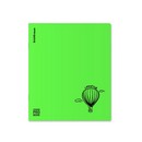 Тетрадь общая ученическая с пластиковой обложкой на скобе ErichKrause CoverProBook Motion, зеленый, А5+, 48 листов, клетка_MIX-PACK 048055254-61957