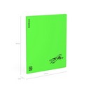 Тетрадь общая ученическая с пластиковой обложкой на скобе ErichKrause CoverProBook Motion, зеленый, А5+, 48 листов, клетка_MIX-PACK 048055254-61957