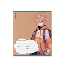 Тетрадь 18л. кл., обл. мелов., ErichKrause Manga, выборочный УФ-лак с глиттером (в плёнке по 10 шт.)_MIX-PACK 018016254-63254