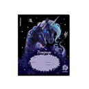 Тетрадь школьная ученическая ErichKrause Black Unicorn, 18 листов, клетка, выборочный УФ-лак (в плёнке по 10 шт.)_MIX-PACK 018019154-63272