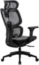Кресло Cactus CS-MC555-GY черный/серый сетка с подголов. крестов. пластик пластик черный 