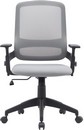 Кресло Cactus CS-MC313-BKGY черный/серый сетка/ткань низк.спин. крестов. пластик пластик черный 
