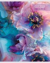 Тетрадь 80л. кл., обл. ламинация Soft-touch серия "Цветочные сны", Хатбер (7/70) 80Т5лВ1