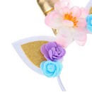 Ободок карнавальный "Единорожка", пластик, полиэстер, диаметр 12 см, 4 дизайна, СНОУ БУМ 343-126