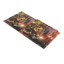 Коробка подарочная, бумажная, складная, с лентой, 22x22x22 см, 4 дизайна, "Новогодние", СНОУ БУМ 780-008