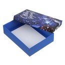 Коробка подарочная, бумажная, складная, 23x17x6 см, 3 дизайна, "Новогодние", СНОУ БУМ 780-010