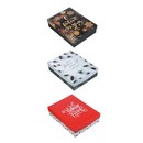 Коробка подарочная, бумажная, складная, 27х20,5х6,8 см, 3 дизайна,Новогодние, СНОУ БУМ 780-012