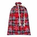 Мешок подарочный "Новогодние"  полиэстер, 20x30 см, с узором, 3 дизайна, СНОУ БУМ 795-006