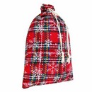 Мешок подарочный "Новогодние"  полиэстер, 20x30 см, с узором, 3 дизайна, СНОУ БУМ 795-006