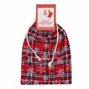 Мешок подарочный "Новогодние"  полиэстер, 20x30 см, с узором, 3 дизайна, СНОУ БУМ 795-006