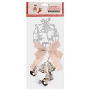 Украшение декоративное, в виде колокольчиков, пластик, 30см, СНОУ БУМ 379-334