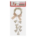 Украшение декоративное, в виде колокольчиков, пластик, 41см, СНОУ БУМ 379-336