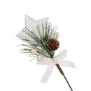 Топпер в виде звезды декором, 12x7x3 см, пластик, полиэстер, пластик, полифом, 3 цвета, СНОУ БУМ 374-450