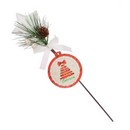 Топпер в виде звезды декором, 12x7x3 см, пластик, полиэстер, пластик, полифом, 3 цвета, СНОУ БУМ 374-450