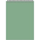 Блокнот для зарисовок "Sketchbook" А4, 200 г/м2, для пастели зеленая, 20л., CLASSIC FORMAT PASTEL 200, Полином 3229