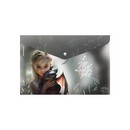 Папка-конверт пластиковая 0.16мм, на кнопке ErichKrause Magic Pet, A4, ассорти (в пакете по 12 шт.) 63509